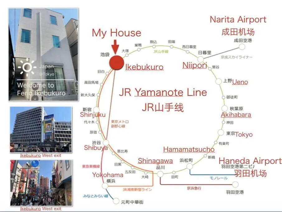 Comma House Nishi-Ikebukuro 102 Apartment Tokyo